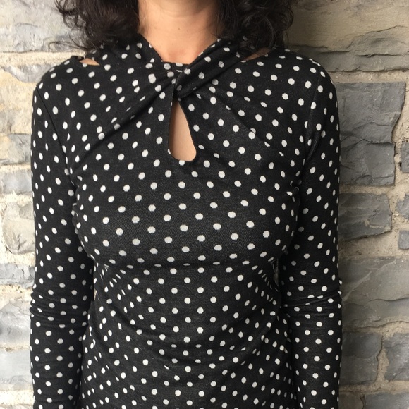Black Polka Dot Shirt - Picture 2 of 7
